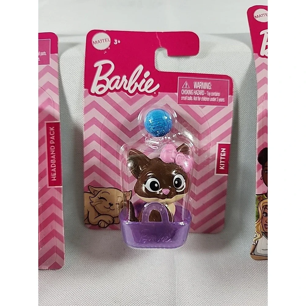 Lot of 3 Barbie Doll Accessories Sets Shoes Glasses Necklaces Handbags Doggie